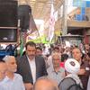 حضور مدیر حج و زیارت خوزستان و کارگزاران زیارتی استان در راهپیمایی روز قدس