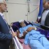 عیادت از مجروح حادثه تروریستی ناصریه عراق