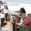 بازگشت اولین گروه از زائرین کاروان های حج تمتع 96 به فرودگاه بین المللی اهواز