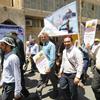 حضور كارگزاران حج خوزستان در راهپيمايي روز قدس +تصاوير