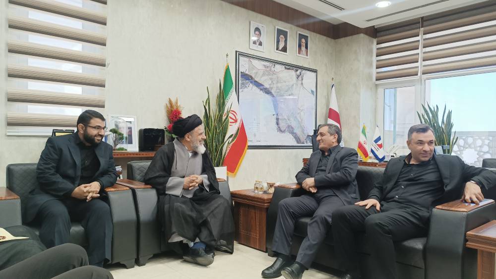 جلسه مدیر حج استان خوزستان  با مدیر عامل منطقه آزاد اروند در خصوص اربعین