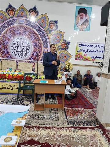 حضور مدیریت حج و زیارت استان در جلسه کاروان حج تمتع 97 دشت آزادگان